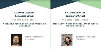 Seminário de Sociologia debate vida do trabalhador na pandemia