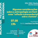 Kant e a Antropologia em debate nesta sexta com Mora na Filosofia