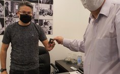 A visita ocorreu no gabinete do senador Alessandro Vieira, em Aracaju.