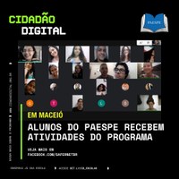 Estudantes do Paespe participam de formação sobre cidadania digital