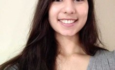 A aluna Laura Mianutti, da Universidade Federal do Mato Grosso do Sul