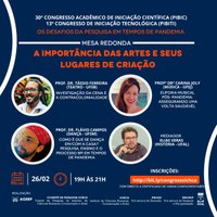 Evento debate importância das artes em tempos de pandemia