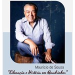 Conversas Pedagógicas recebe Maurício de Souza nesta quarta (7)