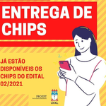 Chips do edital Alunos Conectados estão disponíveis para retirada