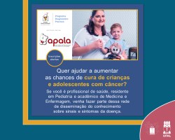 Apala oferta capacitação sobre Diagnóstico Precoce do Câncer Infantojuvenil