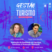 Tiago Mondo e Joice Lavandoski participam de evento sobre Turismo
