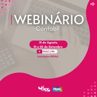 Começa nesta terça-feira Webinário Contábil sobre Vivência do Futuro Contador