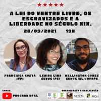 Conferência relembra promulgação da Lei do Ventre Livre