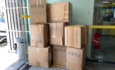 Material coletado para reciclagem