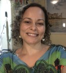 Professora Fabiana, idealizadora do projeto
