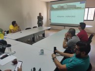 Reunião do professor Mário Jucá com pesquisadores do Campus Arapiraca