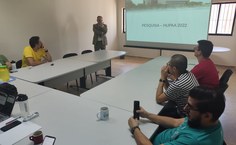 Reunião do professor Mário Jucá com pesquisadores do Campus Arapiraca