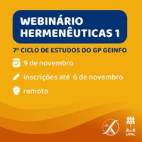 Grupo de Pesquisa de Filosofia realiza webinário Hermenêuticas na quarta (9)