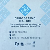 Grupo de apoio reúne estudantes com TEA no próximo dia 16