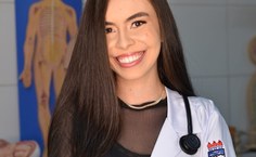 Vitória Cardoso, estudante de Medicina