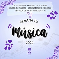 Ufal inicia Semana da Música na próxima segunda, 21 de novembro