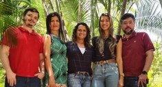 Equipe  que está à frente da organização dos congressos: Cristiano Wanderlei, Berenice Pimentel, Magna Suzana, Juliete de Oliveira Santos e Vitor Torres