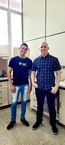 O futuro doutorando com o professor Dimas Paz da Ufal