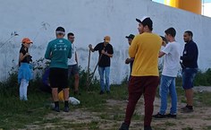 Plantio em área degradada de Inhapi