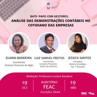 Faculdade de Economia, Administração e Contábeis promove bate-papo