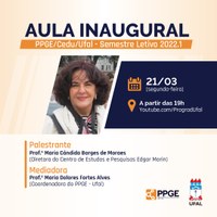 Aula inaugural da Pós-graduação em Educação será na segunda (21)