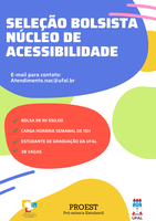 Núcleo de Acessibilidade da Ufal oferece 38 vagas para bolsistas