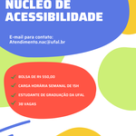 Núcleo de Acessibilidade da Ufal oferece 38 vagas para bolsistas