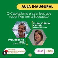 Serviço Social tem aula inaugural com palestra de Roberto Leher