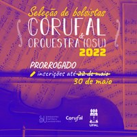 Ainda dá tempo de participar da seleção para o Coro e Orquestra da Ufal