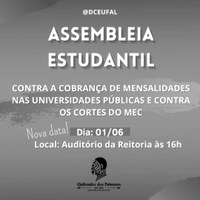 Assembleia de estudantes vai debater cortes no orçamento da Ufal