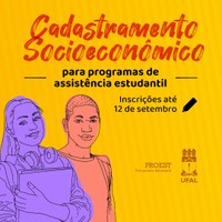 Ufal abre inscrições para cadastramento socioeconômico