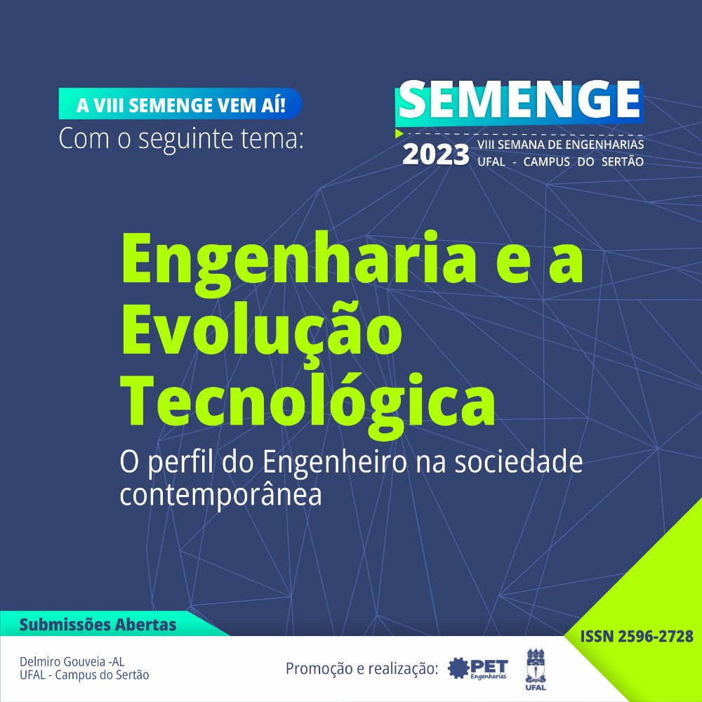 Semana Das Engenharias Da Ufal Abre Prazo Pra Submissão De Artigos ...