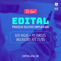 Ufal divulga seleção simplificada para preencher vagas restantes do Sisu