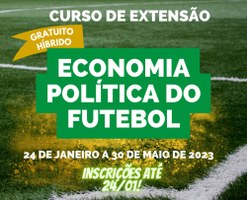 Unidade Santana terá curso de extensão sobre economia política do futebol