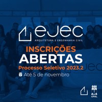 Empresa Júnior de Arquitetura e Engenharia Civil abre inscrições