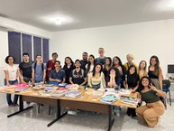 Turma de jornalismo da Ufal em visita à Imprensa Oficial Graciliano Ramos (Foto - Fabiana Santos)