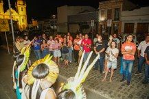 Mulheres indígenas encantam público com músicas tradicionais no Femupe