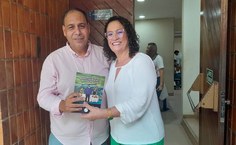 Docentes Anderson Menezes e Conceição Valença, do Cedu