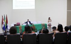 Aula inaugural foi proferida pela professora Luciana Santana e pelo professor Leogildo Freires