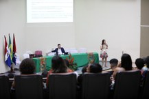 Aula inaugural foi proferida pela professora Luciana Santana e pelo professor Leogildo Freires