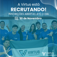 Empresa Júnior Virtus abre seleção para estudantes de Economia