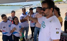 Ação de monitoramento da qualidade das águas do Rio São Francisco