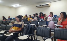 Público presente na abertura da programação do Ichca no Caic (Foto: Deriky Pereira)