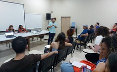 Daniel Carvalho falando sobre ações de investimento em CT&I da Fapeal (Foto - Deriky Pereira)