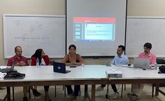 Ciclo de Comunicação em apresentação de trabalhos no Caic (Foto: Thiago Toledo)