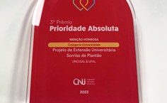 Prêmio recebido pelo projeto Sorriso de Plantão