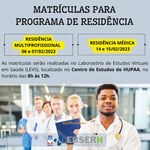 Hospital Universitário abre período de matrículas na Residência Médica