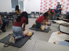 Equipe do Paespe participa de treinamento de primeiros socorros