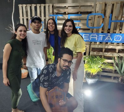Equipe vencedora do Tech Sertão Equipe vencedora do Tech Sertão