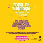 Proex lança Edital de monitoria para Programa Conexões de Saberes
